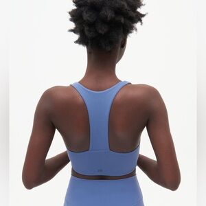 Splits59 Sara Airweight Bra in Steel Blue